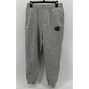 Champion Authentic Athleticwear Gray Jogger Sweatpants Drawstring Unisex Medium